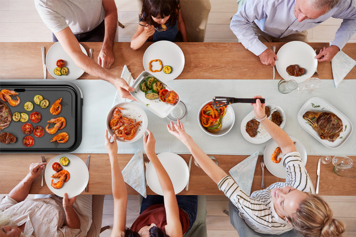 Tefal Giant Plancha product in gebruik