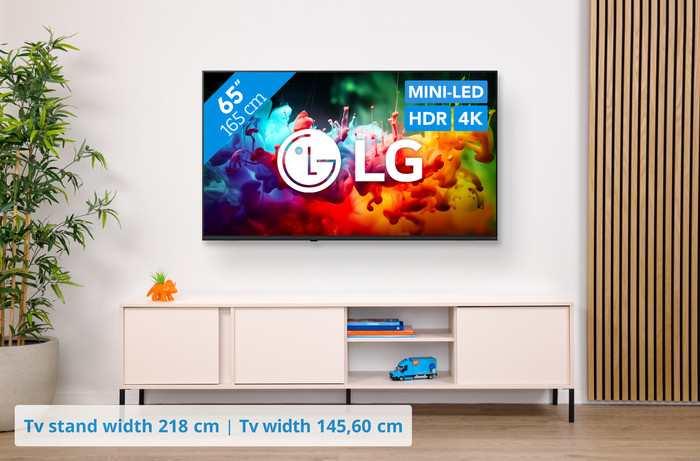 LG Mini-LED 65 inches QNED71 (2026) visual Coolblue 1