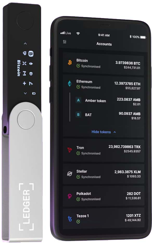 Ledger Nano X Onyx Black visual supplier