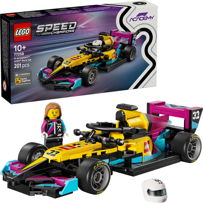 LEGO Speed Champions F1 ACADEMY racewagen 77258 rechterkant
