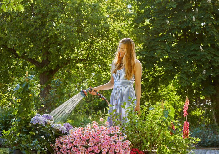 Gardena Watermeter AquaCount E4 product in gebruik