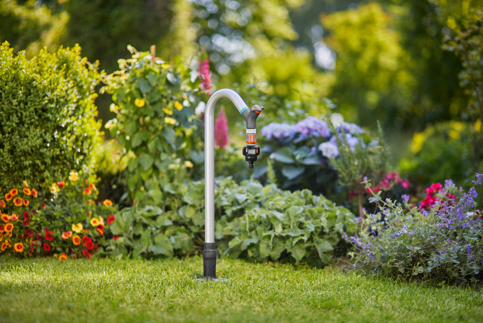 Gardena Watermeter AquaCount E4 product in gebruik