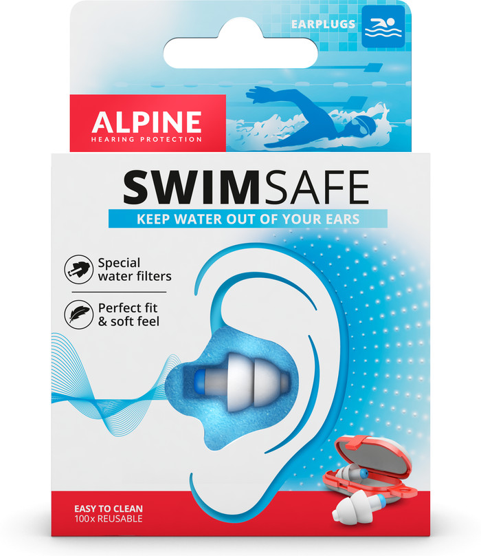 Alpine SwimSafe Earplugs packaging