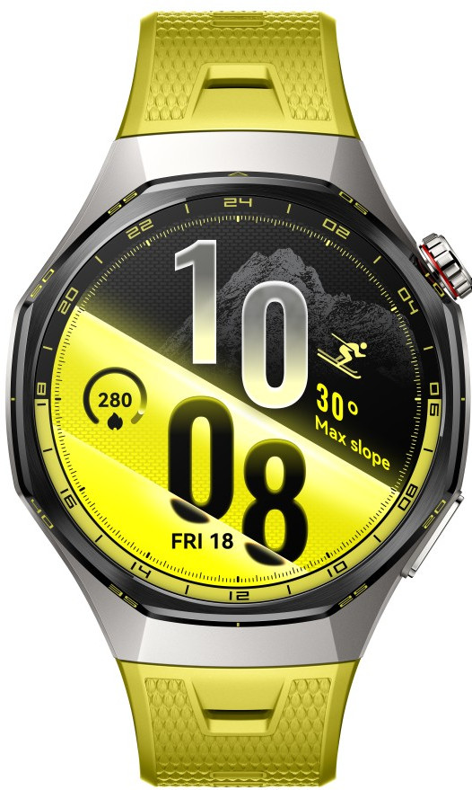 Huawei Watch GT 7 Pro 46 mm Geel voorkant