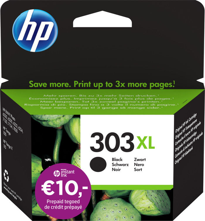 HP 303XL Cartridge Zwart Main Image