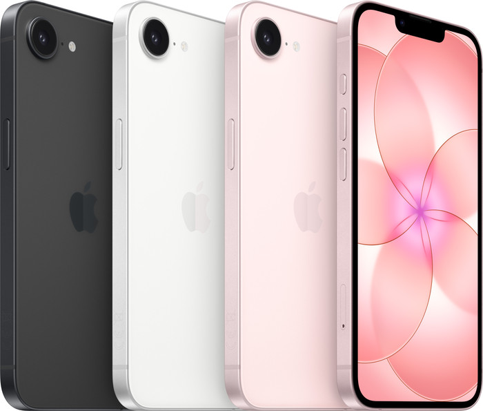 Apple iPhone 17e Roze 256GB samengesteld product