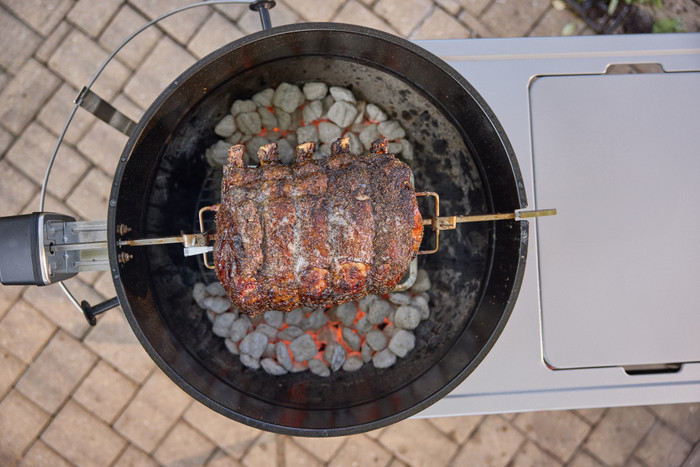 Weber Performer Premium product in gebruik