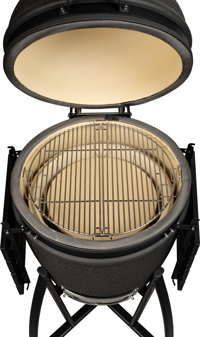 Grill Guru Prime Matte Black Large binnenkant