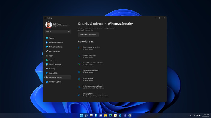 Windows 11 Pro 64-bit NL product in gebruik