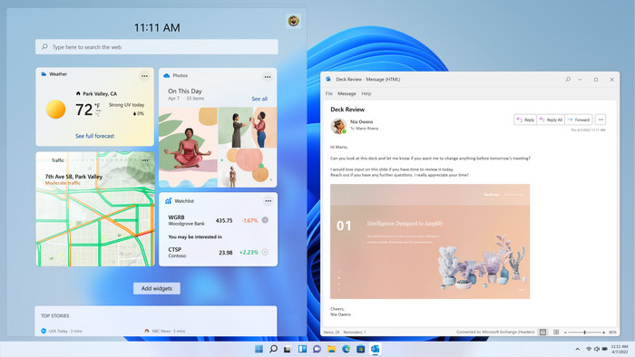 Windows 11 Home 64-bit NL product in use