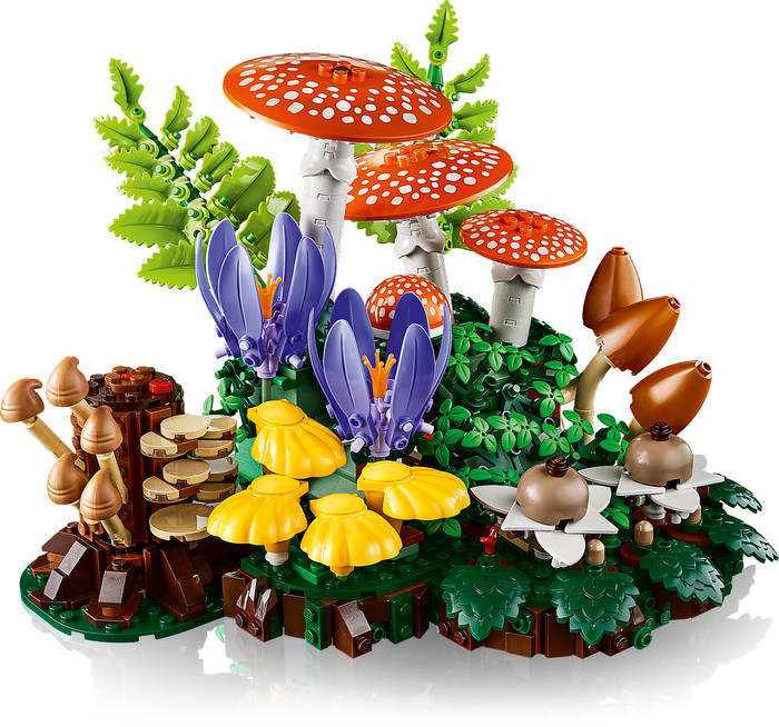 LEGO Botanicals Woodland Mushrooms 11505 detail