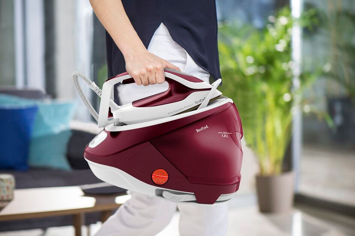 Tefal Pro Express Protect GV9220 product in gebruik