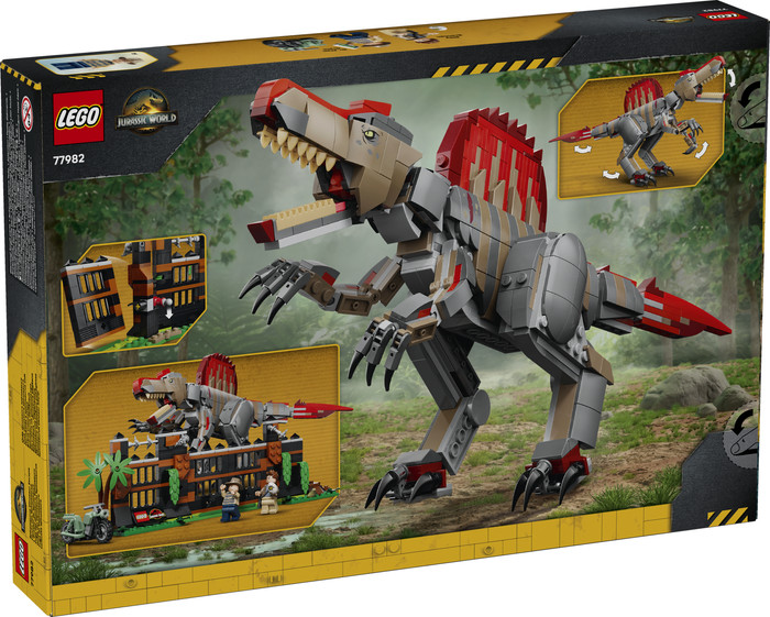 LEGO Jurassic World Spinosaurus ontsnapping 77982 verpakking