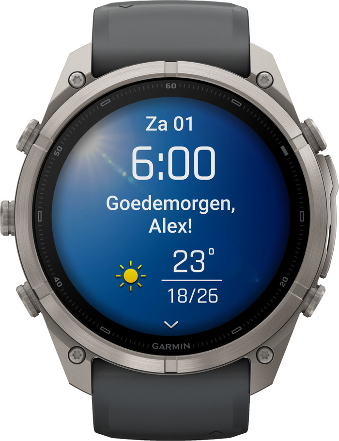 Garmin Fenix 9 Pro Zwart 51mm voorkant