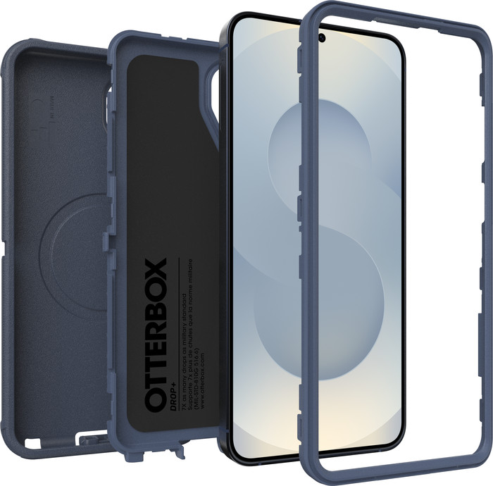 Otterbox Defender Samsung Galaxy S26 Plus Back Cover met Magneet Blauw samengesteld product