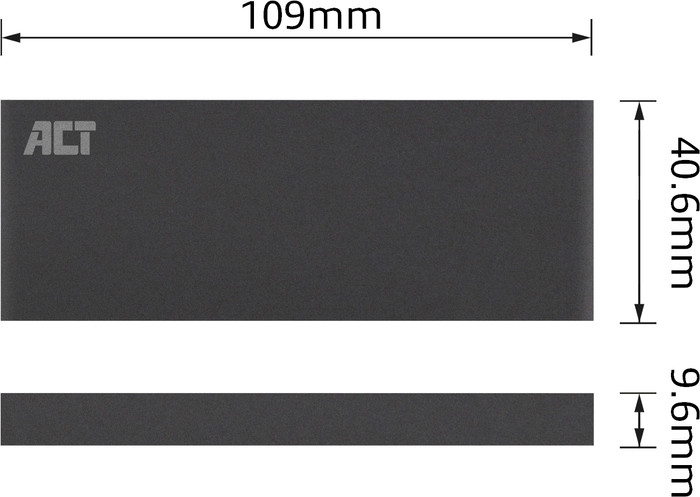 ACT AC1600 M.2 SATA SSD Enclosure null