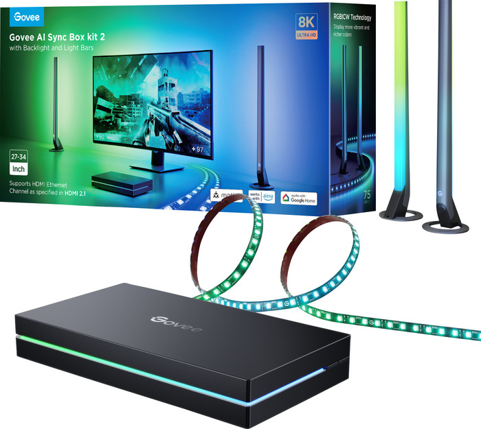 Govee AI Sync Box kit 2 27-34 inch verpakking