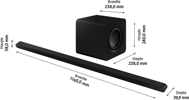 Samsung S800B + SWA-9500S Rear Speakers visual supplier