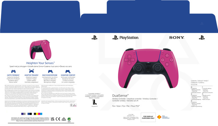 Sony Playstation 5 DualSense Manette Sans Fil Nova Pink emballage