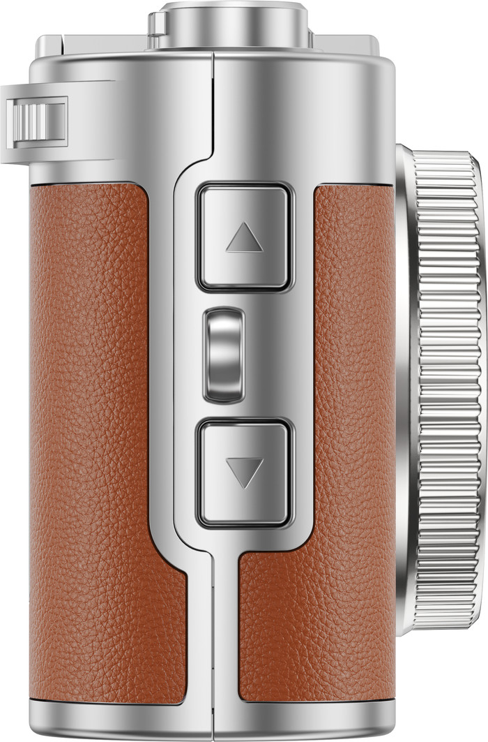 Rollei Mini Digitale Camera Bruin linkerkant