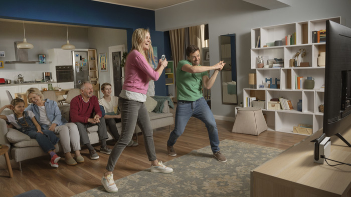 Nintendo Switch Sports product in gebruik