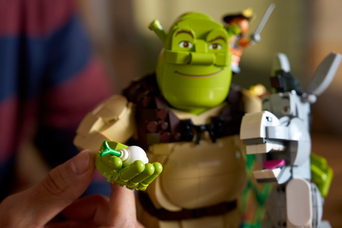 LEGO Shrek, Ezel en de Gelaarsde Kat 72423 product in gebruik