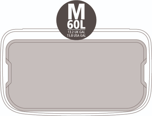 Brabantia Bo Touch Bin Hi Prullenbak - 60 l - wit null