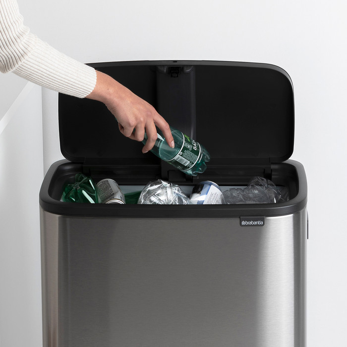 Brabantia Bo Touch Bin Hi Prullenbak 60 liter Matt Steel Fingerprint Proof null