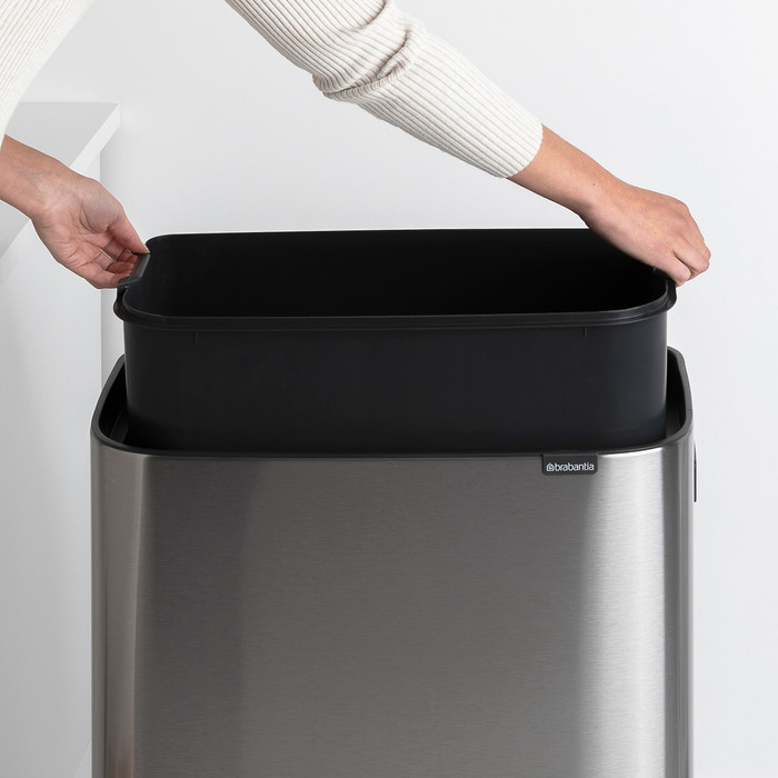 Brabantia Bo Touch Bin Hi Prullenbak 60 liter Matt Steel Fingerprint Proof null