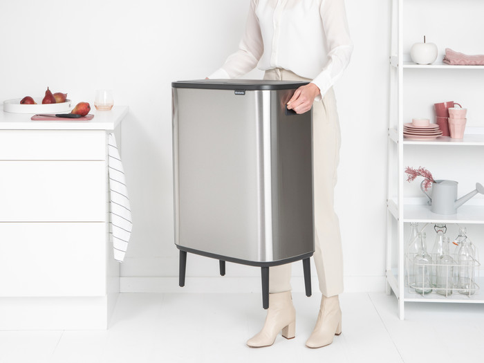 Brabantia Bo Touch Bin Hi Prullenbak 60 liter Matt Steel Fingerprint Proof null