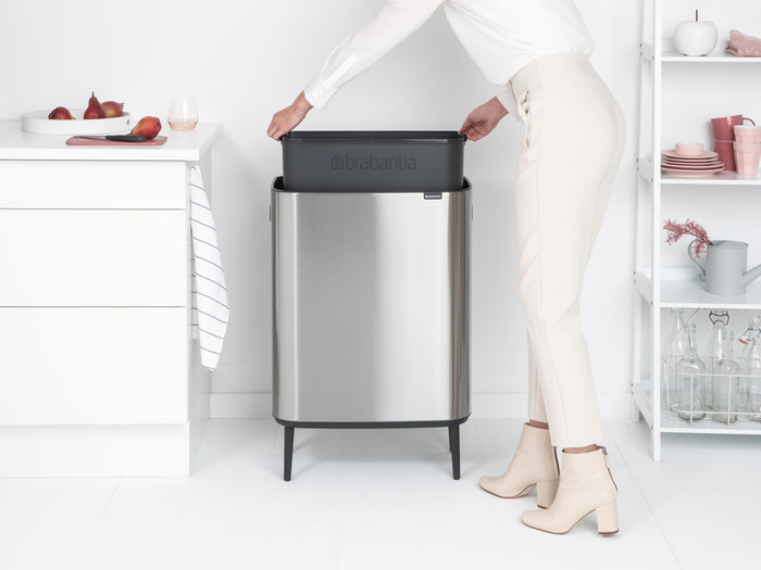 Brabantia Bo Touch Bin Hi Prullenbak 60 liter Matt Steel Fingerprint Proof null