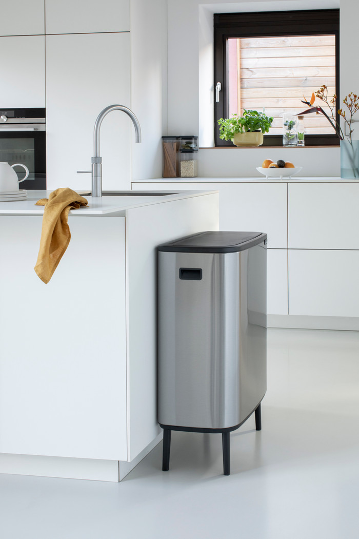 Brabantia Bo Touch Bin Hi Prullenbak 60 liter Matt Steel Fingerprint Proof null