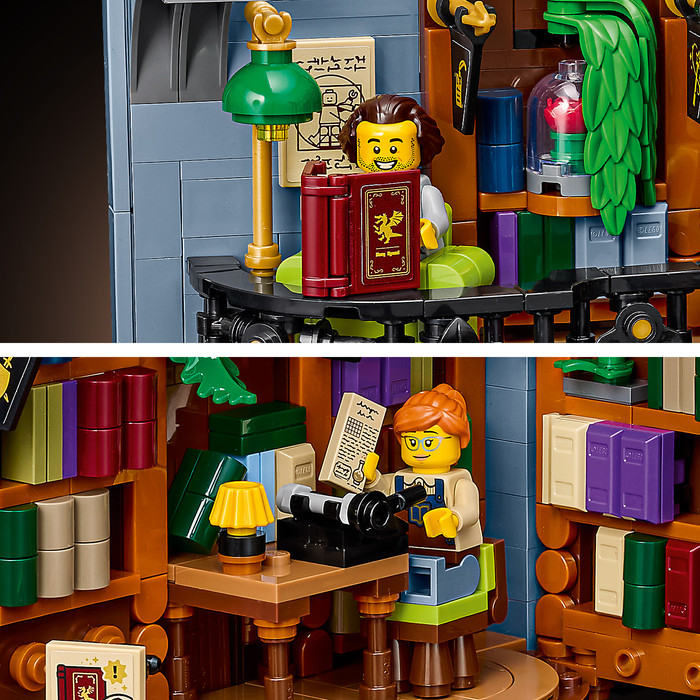 LEGO Icons Boekensteun: Boekhandel 11379 product in gebruik