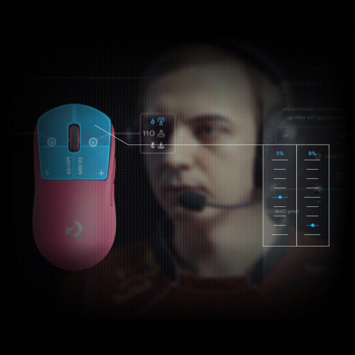 Logitech G PRO X3 SUPERSTRIKE LIGHTSPEED Zwart visual leverancier