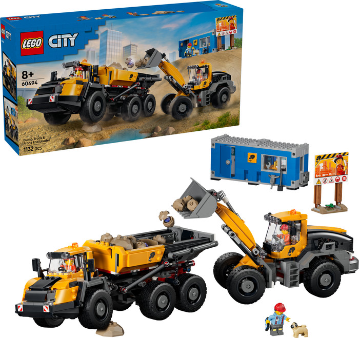 LEGO City Kiepwagen en voorlader 60494 rechterkant