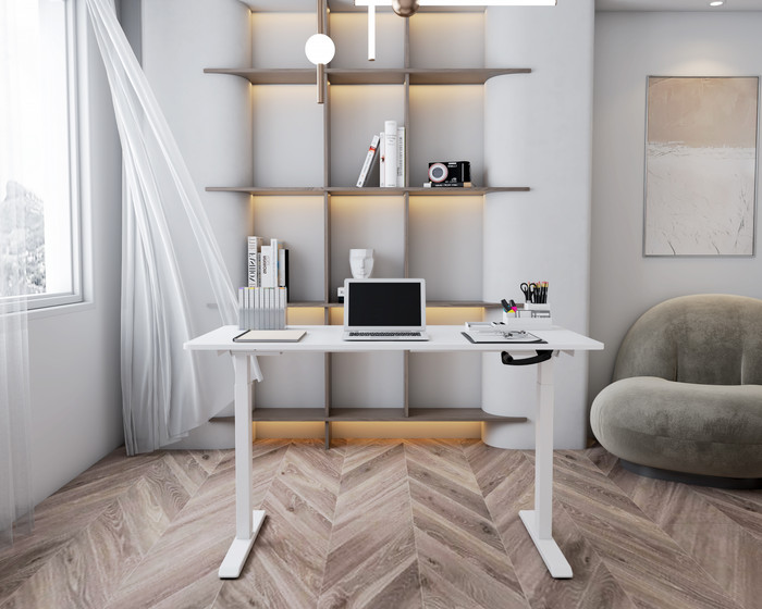 Euroseats Handslinger Bureau 160 x 80 Wit/Wit