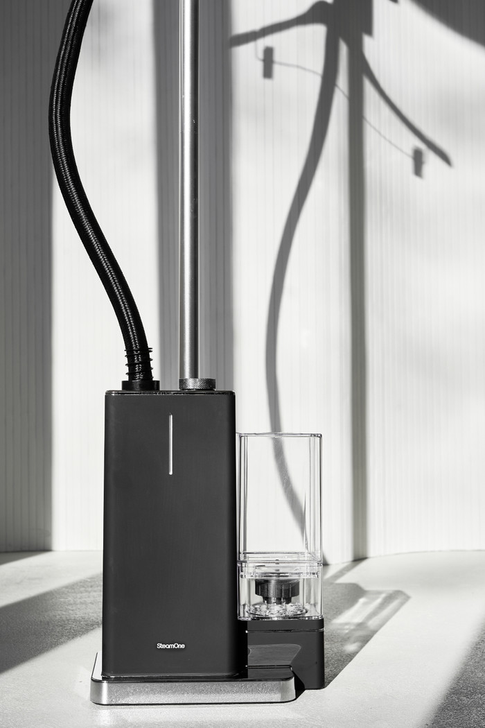 SteamOne George Black product in use