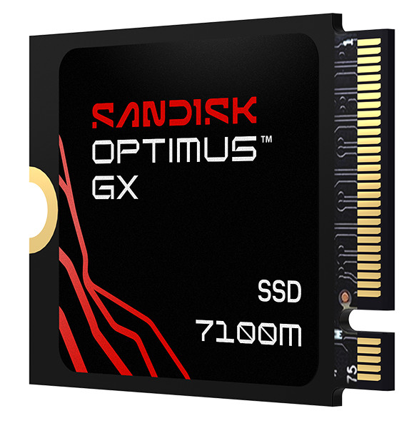 SANDISK Optimus GX 7100M 2TB NVMe SSD voorkant