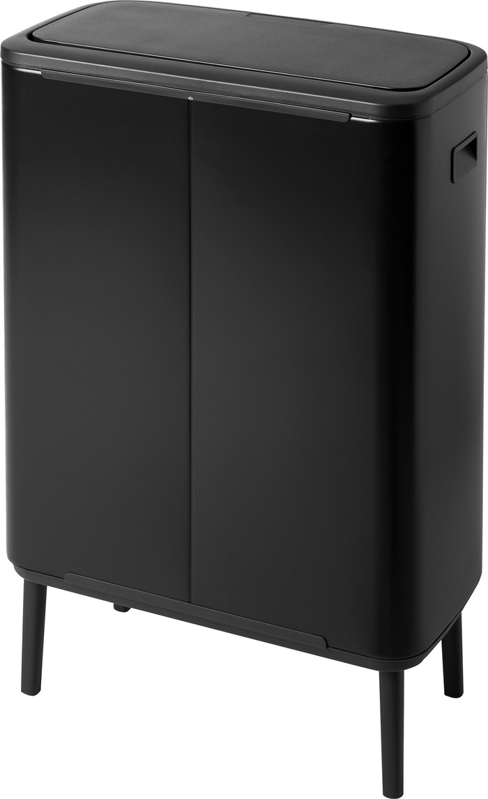 Brabantia Bo Touch Bin Hi afvalemmer 2 x 30 liter Matt Black null