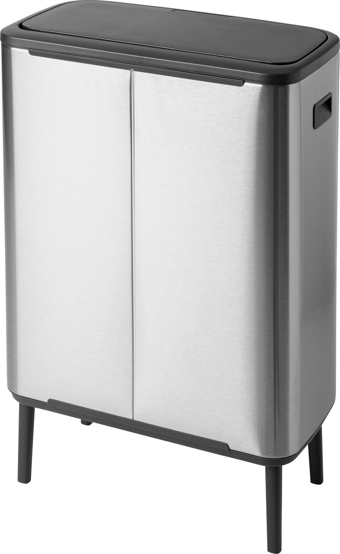 Brabantia Bo Touch Bin Hi afvalemmer 2 x 30 liter Matt Steel Fingerprint Proof null