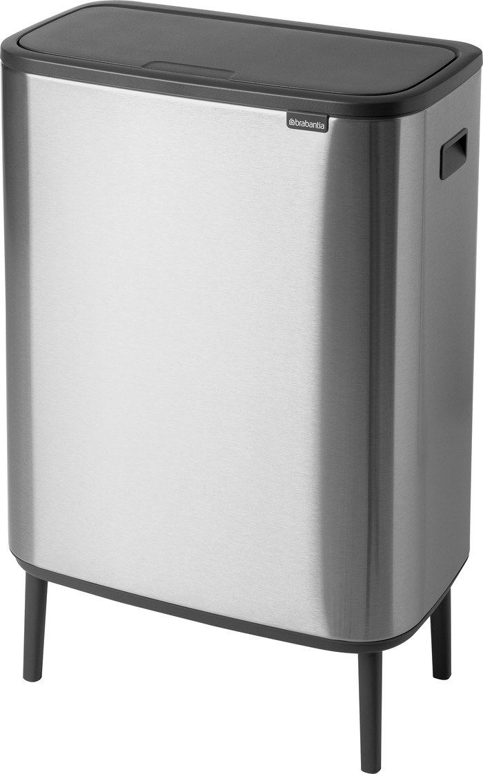 Brabantia Bo Touch Bin Hi afvalemmer 2 x 30 liter Matt Steel Fingerprint Proof null