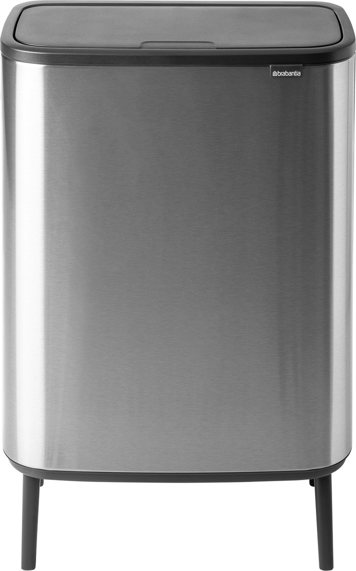 Brabantia Bo Touch Bin Hi afvalemmer 2 x 30 liter Matt Steel Fingerprint Proof null