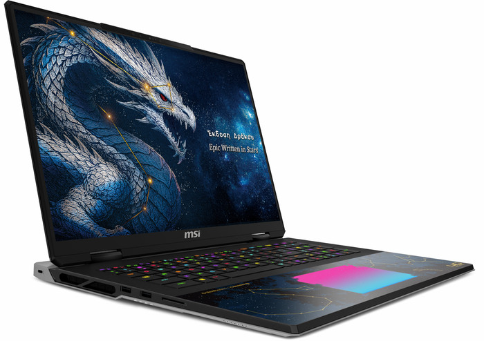 MSI Titan 18 HX Dragon Edition Draco Epic A2WJ-1262NL linkerkant