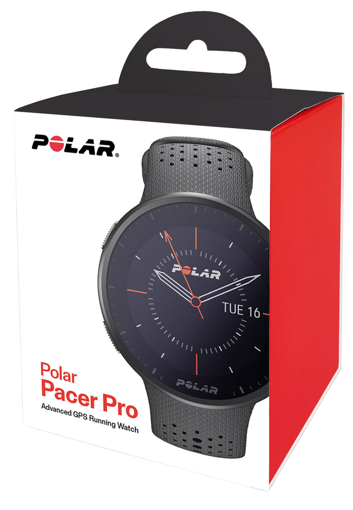 Polar Pacer Pro Gray packaging