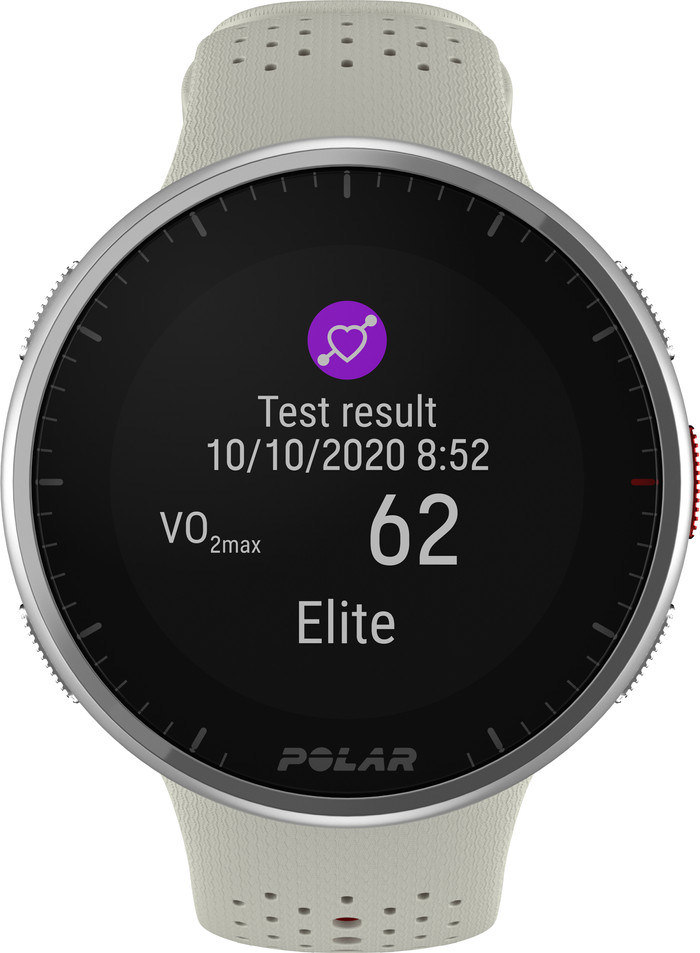 Polar Pacer Pro White front