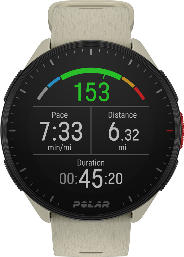 Polar Pacer White front
