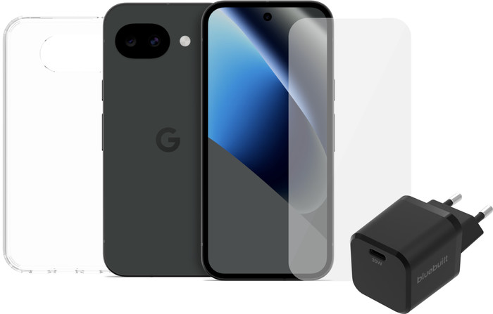Google Pixel 10a 256GB Zwart 5G + Compleet Accessoirepakket Main Image