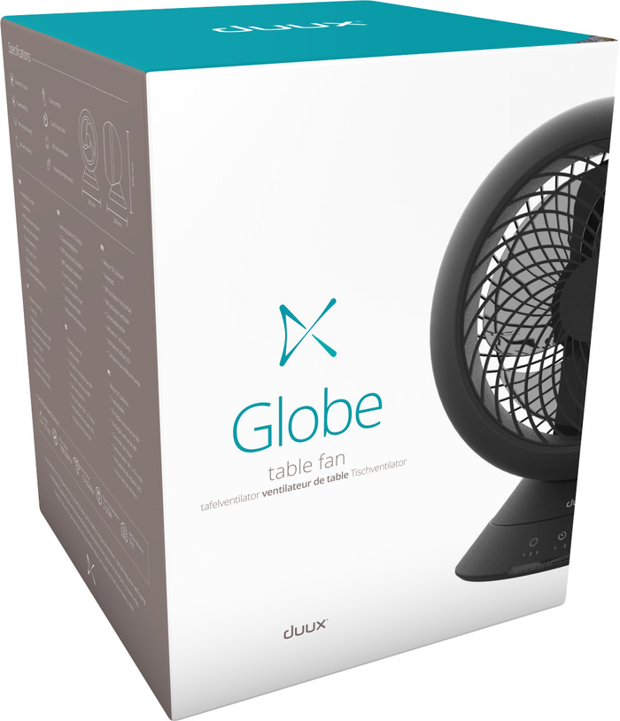 Duux Globe Desktop Zwart verpakking