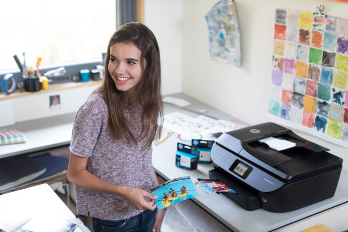 HP 301 Cartridge Kleur product in gebruik