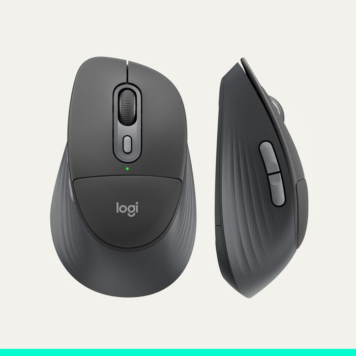 Logitech Signature Comfort Plus M850 L Draadloze Muis Graphite bovenkant